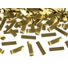 Vystřelovací konfety proužky - zlaté